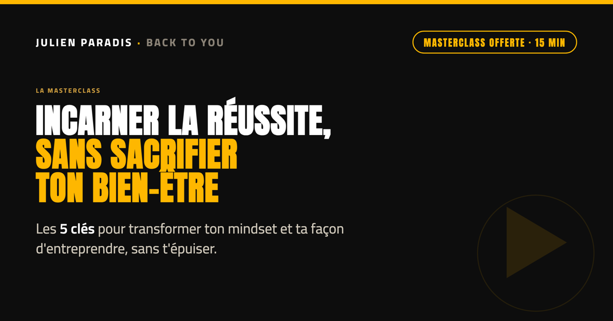 Masterclass · Réussite et Performance